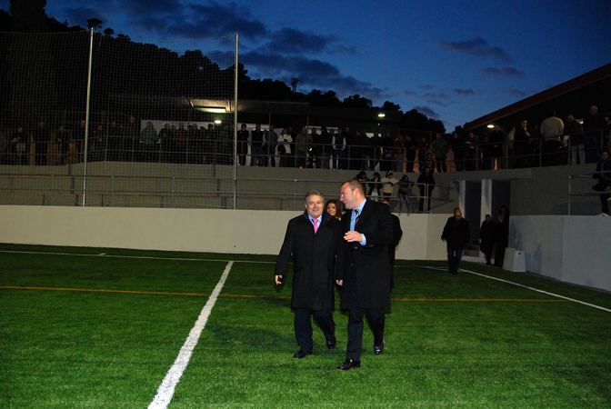 2011-Inauguracio camp de futbol amb gespa