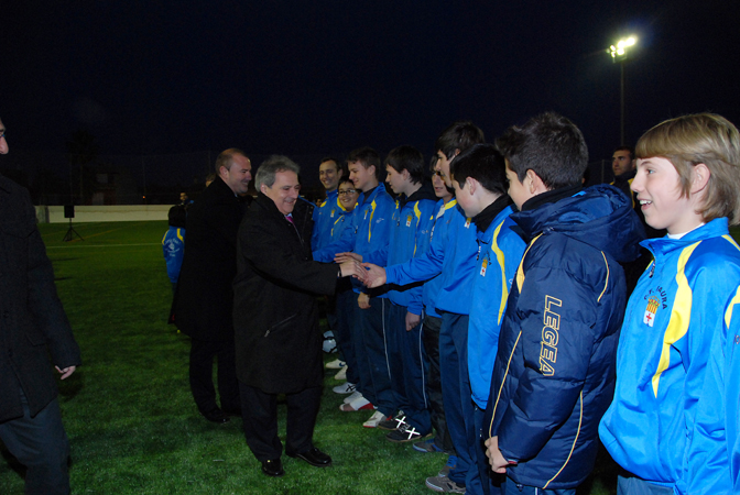 2011-Inauguracio camp de futbol amb gespa