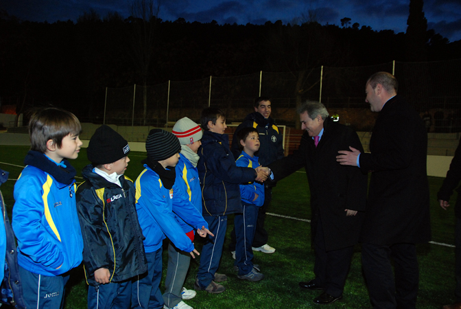 2011-Inauguracio camp de futbol amb gespa